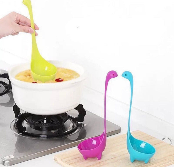 Cute Dinosaur Soup Ladle, Long Handled Soup Spoon, Creative Soup Spoon