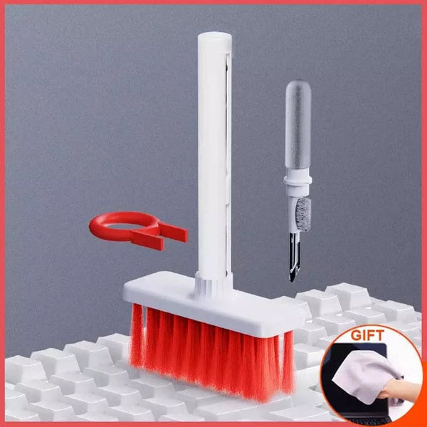 Keyboard Cleaning Brush, Computer Earphones Cleaning Tool, Keyboard Cleaner Keycap Puller Kit For PC Airpods, Safe Keyboard Brush, Durable Effective Universal Detachable Keyboard Brush