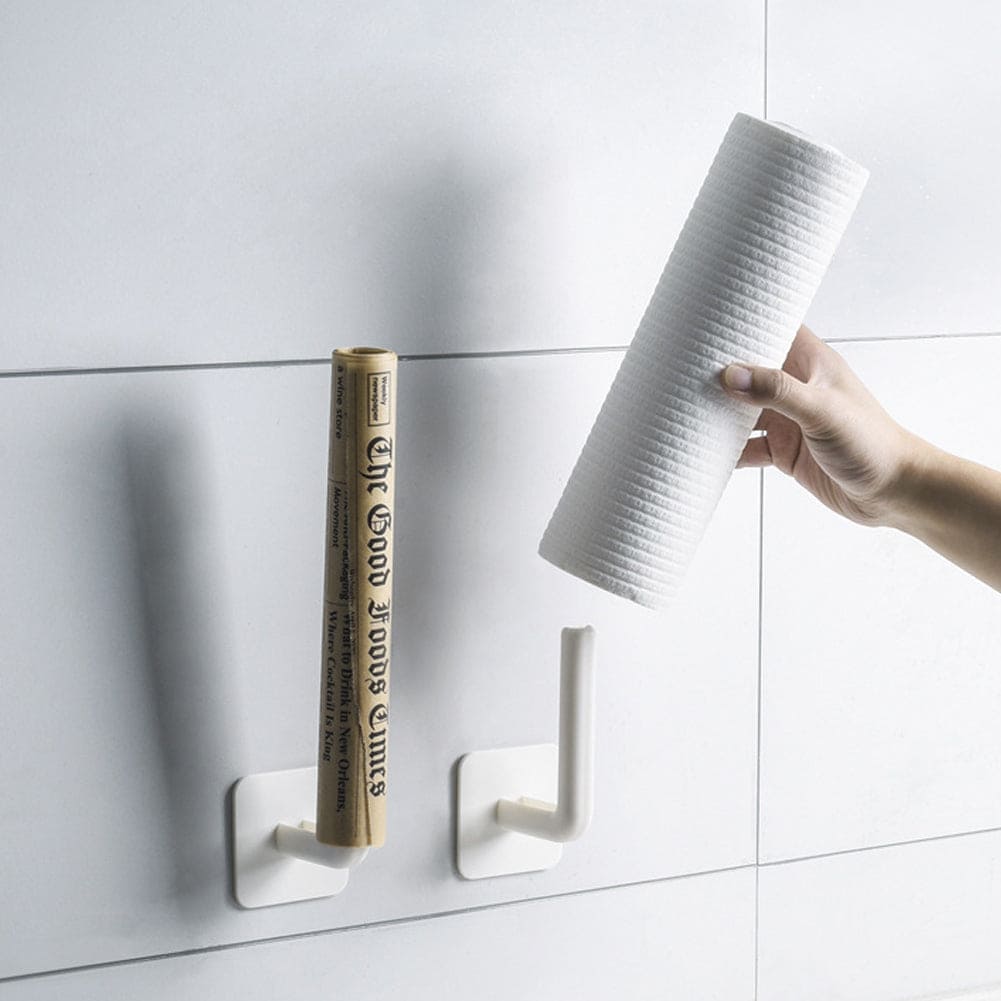 Multifunctional Hanger, Kitchen Paper Holder, Wall Mounted Bracket, Tray Holder