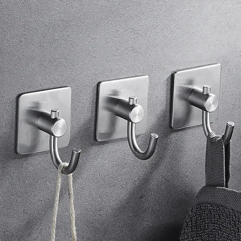Stainless Steel Square Hook, Home Kitchen Wall Door Hanger