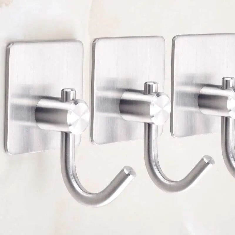 Stainless Steel Square Hook, Home Kitchen Wall Door Hanger