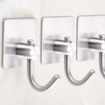 Stainless Steel Square Hook, Home Kitchen Wall Door Hanger