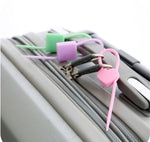 Set Of 3 Lock Shaped Silicon Cable Tie, Multipurpose Silicone Cable Lock, Reusable Food Grade Sealing Lock, Seal Storage Clip