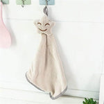 Star Kitchen Cleaning Towel, Microfiber Hanging Hand Towel, Cute Baby Towel, Bathing Towel For Children Kids Bathroom, Soft Hand Drying Towel, Coral Velvet Absorbent Cloth, Sink Towel with Loop, Hand Kitchen Towel Napkin with Ties