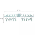 8 Hole Hanger Organizer, Multifunctional Folding Magic Hanger, Drying Rack Clothes Storage