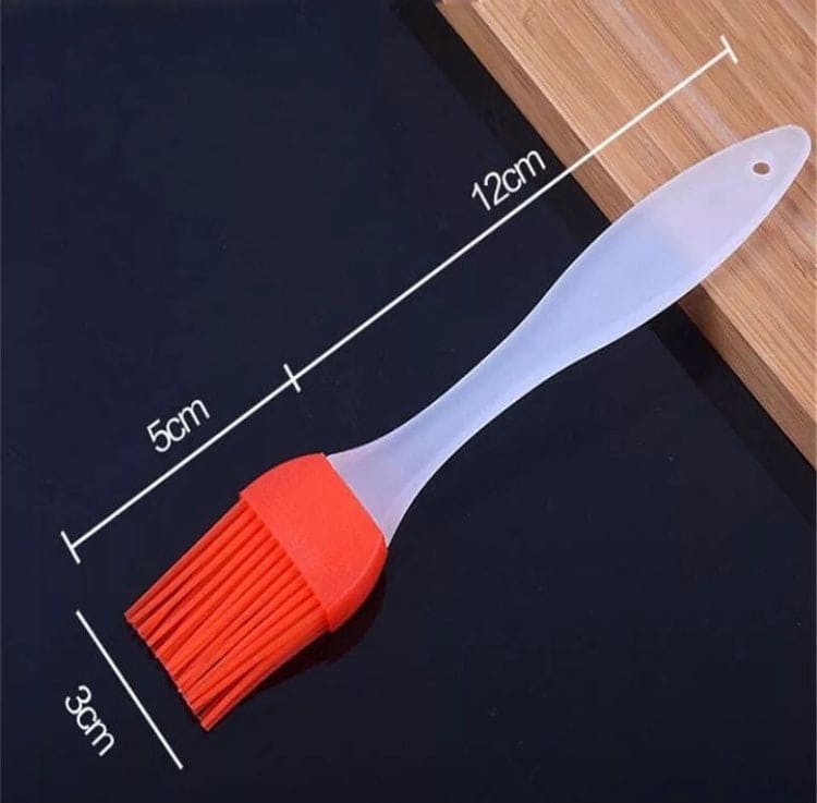 Set Of 2 Silicone Spatula, Barbeque Brush Cooking Utensil Tool Kit, Heat Resistant BBQ Oil Condiment Brushes Cake, Silicon Spatula Spoon Heat Oiling Brushes, Non-Stick Silicon Kitchen Utensils
