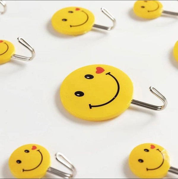 Pack Of 5 Sticky Hook, Strong Sticky Cartoon Hook, Dormitory Wall Mini Hook For Office School Household