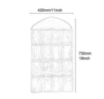 16 Pockets Multifunctional Socks Organizer, Foldable Wardrobe Hanging Bag, Storage Bags For Stocking Accessories