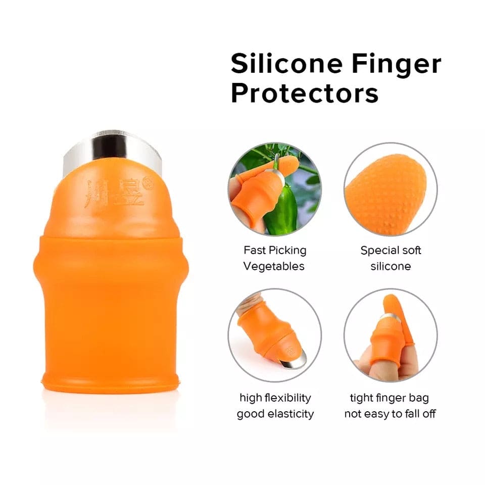 Silicone Thumb Knife, Finger Cover, Finger Fruit Picker Knife, Thumb Knife Set