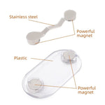 Magnetic Glass Holder, Multifunction Hang Eyeglass Holder, Portable Clothes Magnet Clip, Glasses Brooch Clips