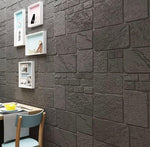 3D Brick Pattern Wallpapers For TV Background, Living Room Bedroom Wall Decor Wallpapers, Self Adhesive Waterproof PE Foam Wall Stickers, Peel and Stick 3D Art Wall Panels for Living Room