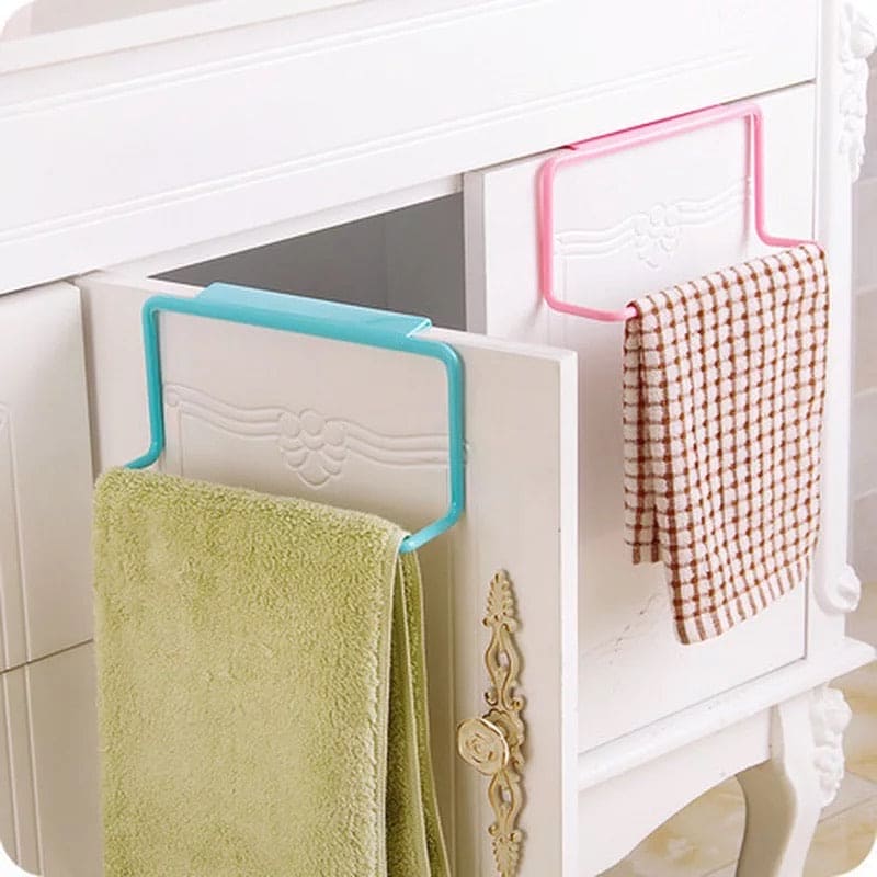 Kitchen Towel Holder, Kitchen Washcloth Rack Hanging Holder, Kitchen Cabinet Towel Organizer