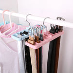 Belt Hanger, 8 Hole Hanger, Multifunctional Hanger, Space Saving Plastic Hanger
