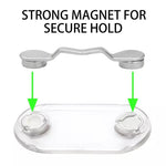 Magnetic Glass Holder, Multifunction Hang Eyeglass Holder, Portable Clothes Magnet Clip, Glasses Brooch Clips
