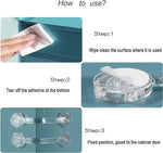 Strap Drawer Lock, Baby Cabinet Locks, Home Baby Anti-pinch Safety Protection Buckle, Children Security Protector, Multifunction Child Baby Safety Lock, Flexible Transparent Lock