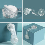 Strap Drawer Lock, Baby Cabinet Locks, Home Baby Anti-pinch Safety Protection Buckle, Children Security Protector, Multifunction Child Baby Safety Lock, Flexible Transparent Lock